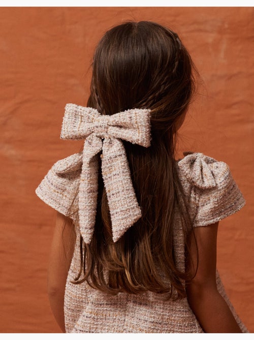 Fermaglio per capelli con fiocco in tweed - Kiabi