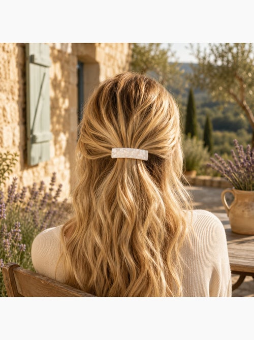 Fermaglio per capelli madreperlato in acetato - Kiabi