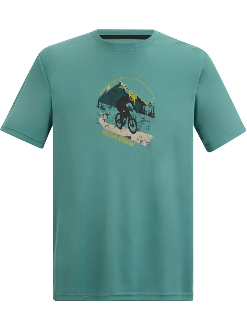 Fingal slogan maglietta bicicletta da montagna uomo - regatta Turchese - Kiabi