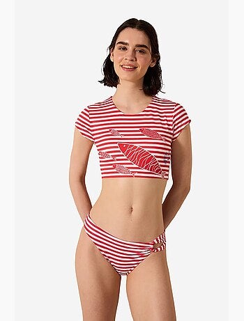 Finy tee top bikini a righe penti