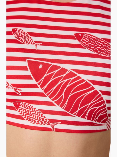 Finy tee top bikini a righe penti - Kiabi