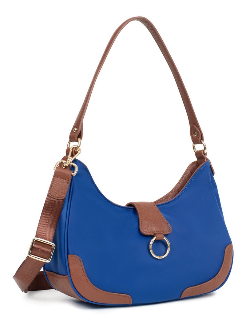 FIONA - Borsa a spalla con 1 manico - Materiale idrorepellente Blu azzurro - Kiabi