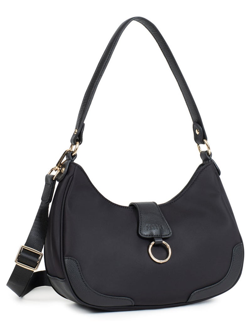 FIONA - Borsa a spalla con 1 manico - Materiale idrorepellente Nero - Kiabi
