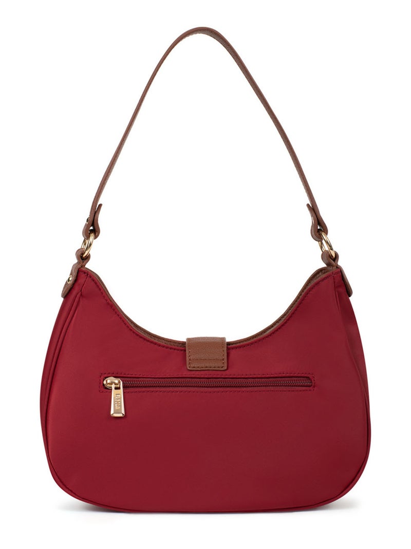 FIONA - Borsa a spalla con 1 manico - Materiale idrorepellente Rosso pomodoro - Kiabi