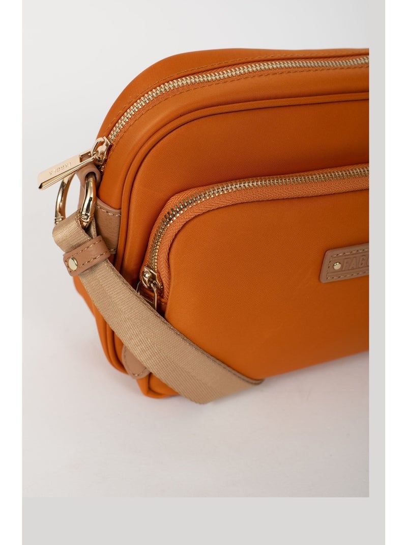 FIONA - Borsa a tracolla - Materiale idrorepellente Arancione - Kiabi
