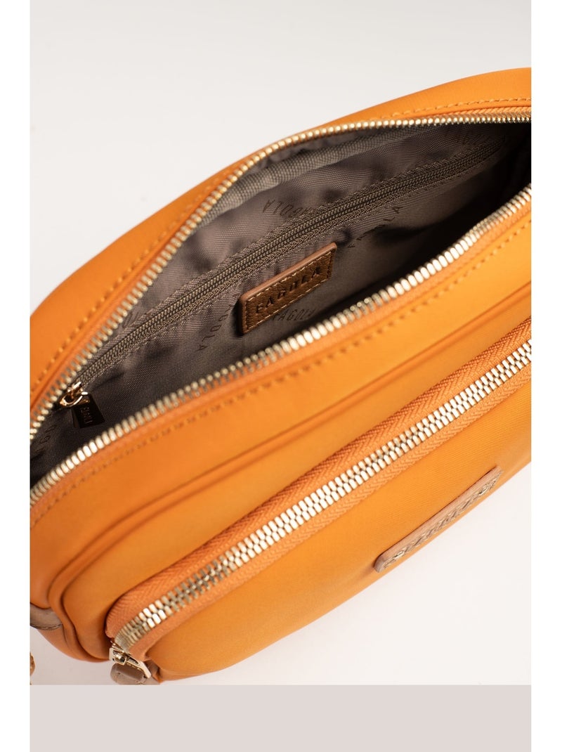 FIONA - Borsa a tracolla - Materiale idrorepellente Arancione - Kiabi