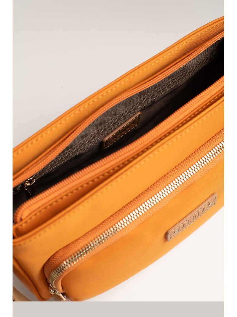 FIONA - Borsa a tracolla - Materiale idrorepellente Arancione - Kiabi