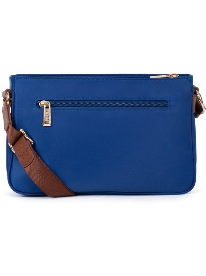 FIONA - Borsa a tracolla - Materiale idrorepellente Blu azzurro - Kiabi