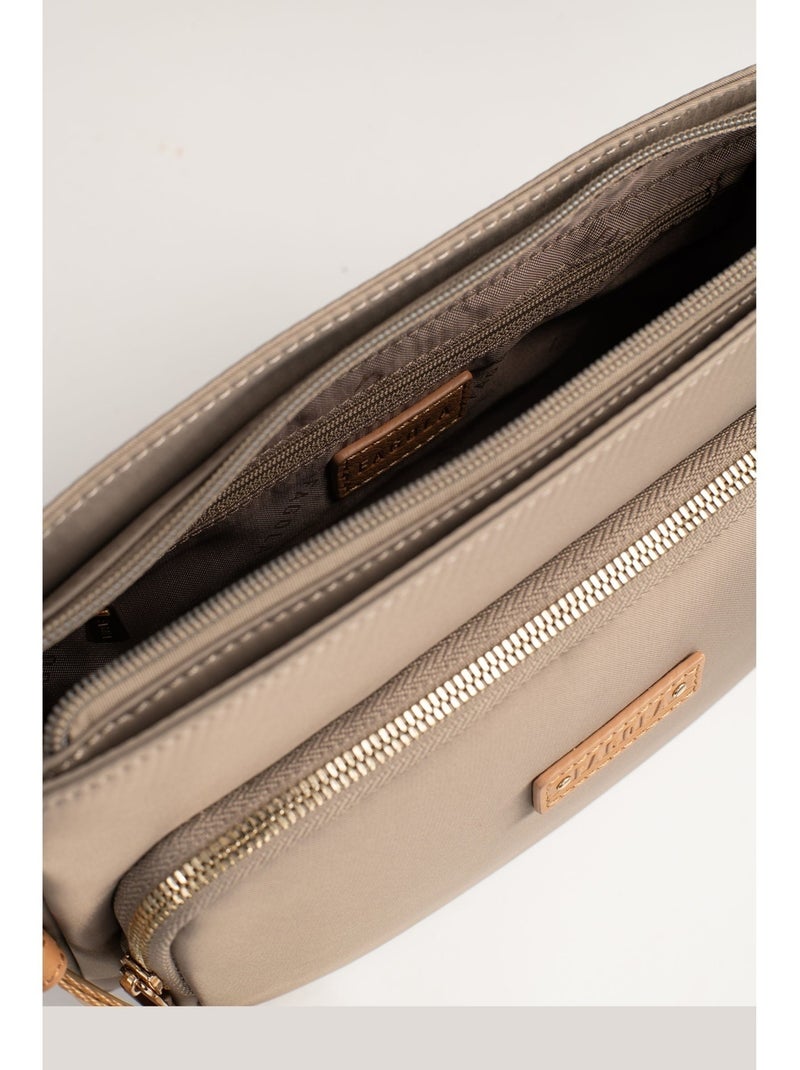 FIONA - Borsa a tracolla - Materiale idrorepellente Marrone avana - Kiabi