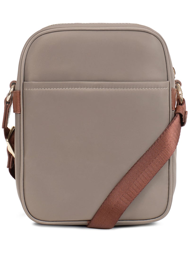 FIONA - Borsa a tracolla - Materiale idrorepellente Marrone cappuccino - Kiabi