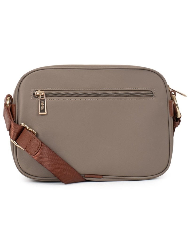 FIONA - Borsa a tracolla - Materiale idrorepellente Marrone cappuccino - Kiabi