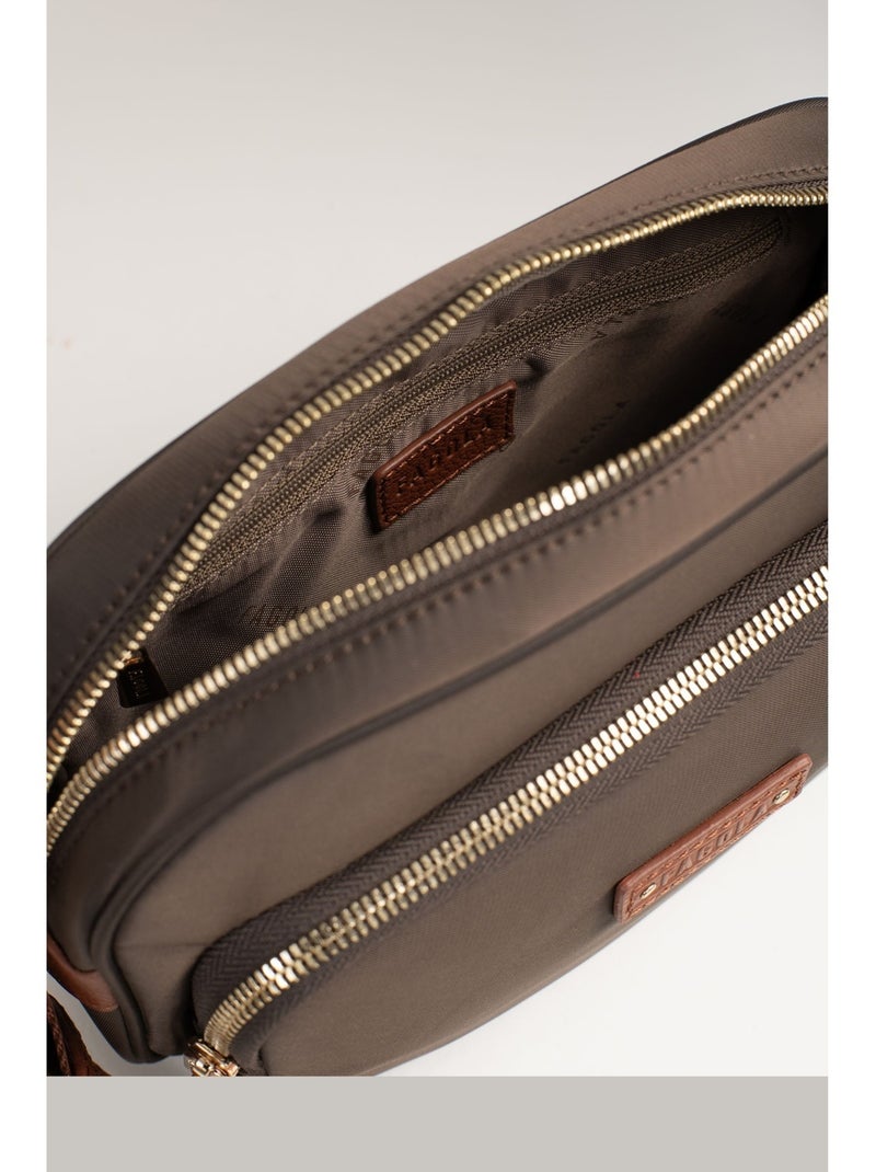 FIONA - Borsa a tracolla - Materiale idrorepellente Marrone tabacco - Kiabi