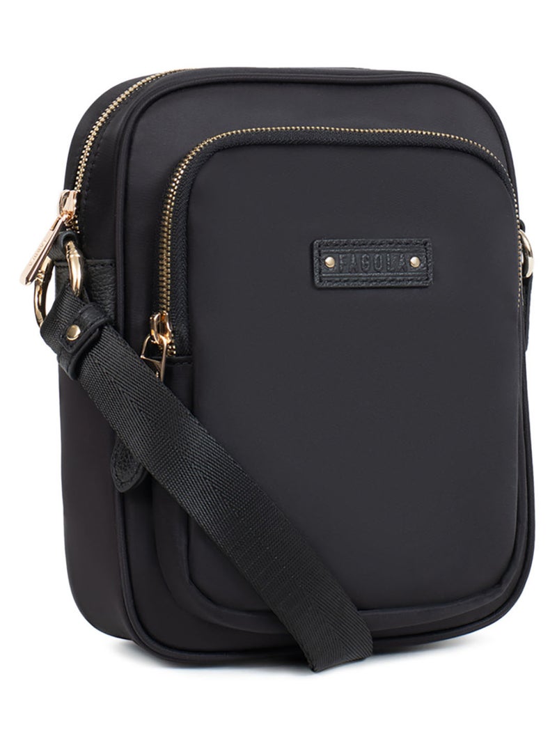 FIONA - Borsa a tracolla - Materiale idrorepellente Nero - Kiabi