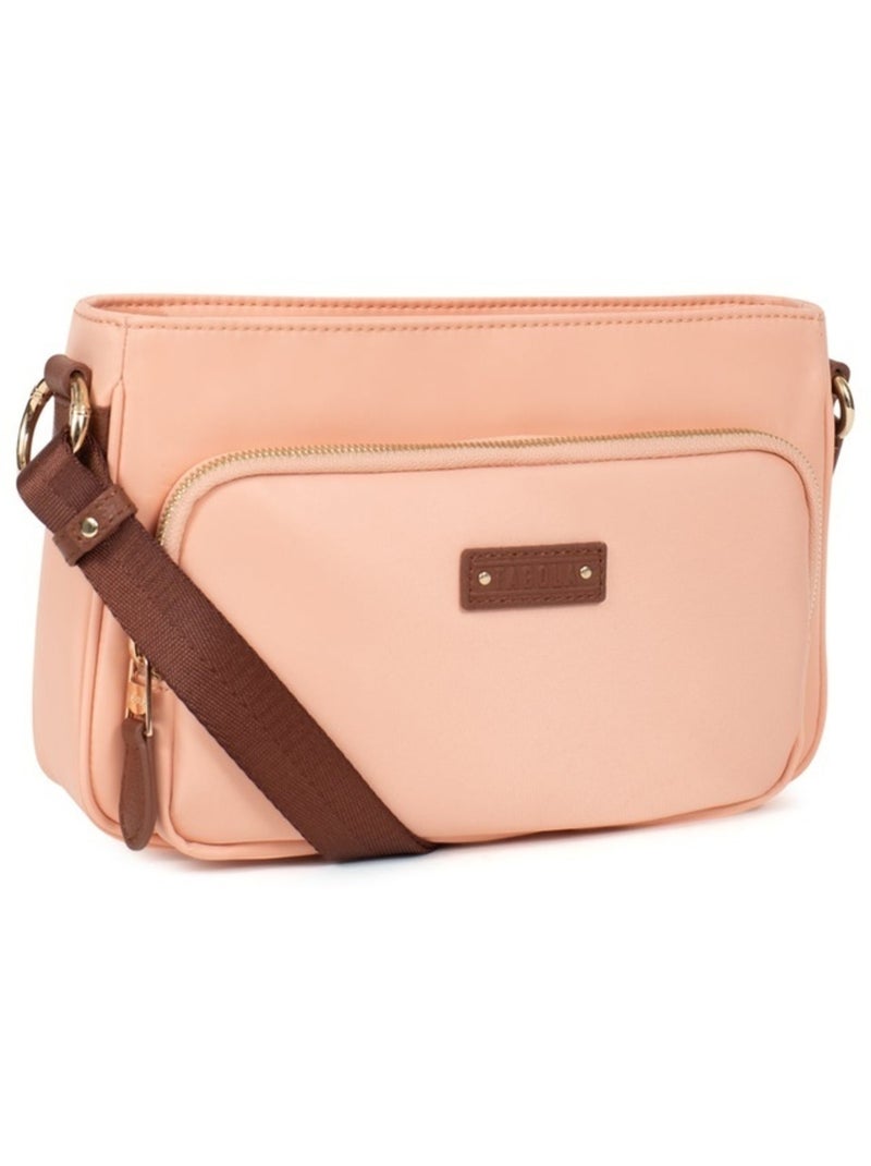 FIONA - Borsa a tracolla - Materiale idrorepellente Rosa - Kiabi