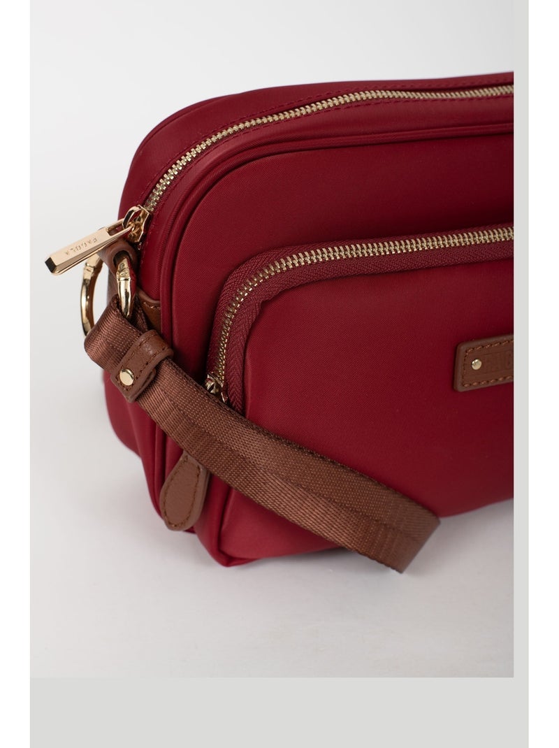 FIONA - Borsa a tracolla - Materiale idrorepellente Rosso pomodoro - Kiabi