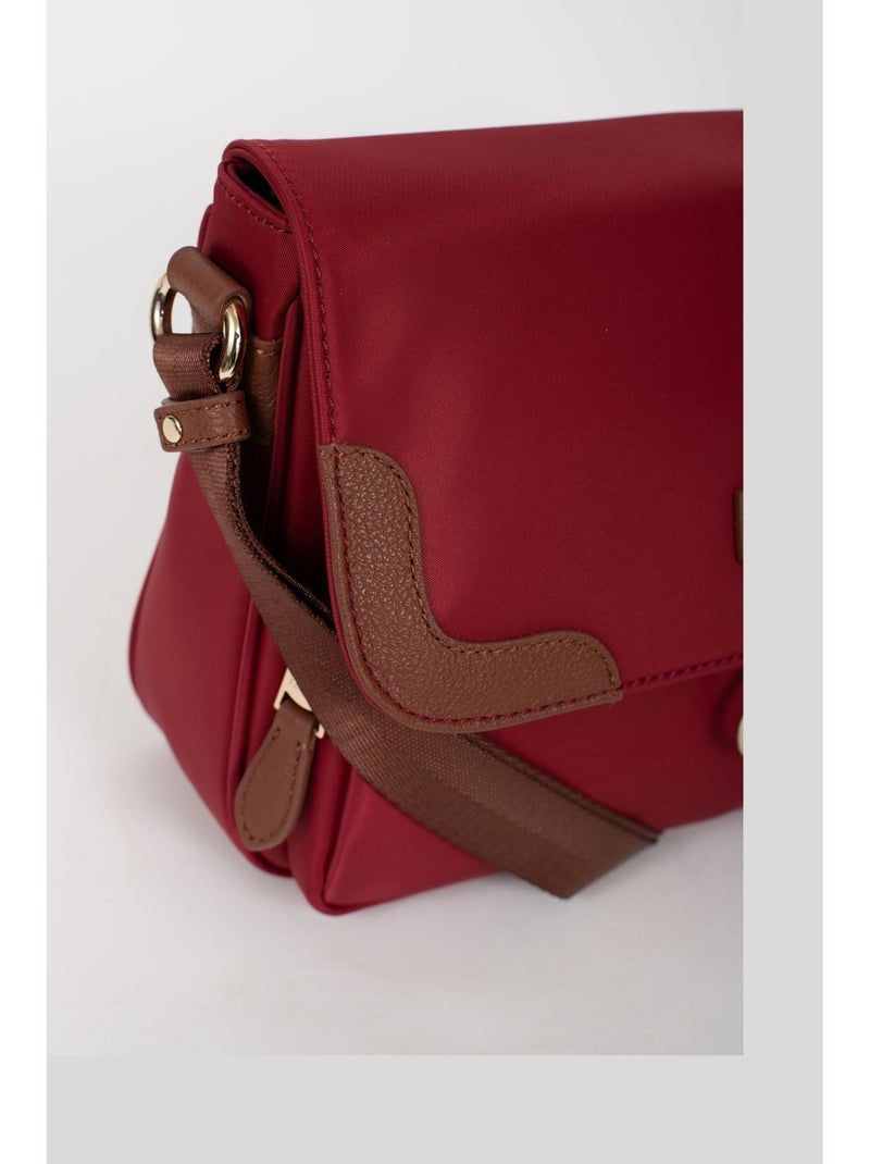 FIONA - Borsa a tracolla - Materiale idrorepellente Rosso pomodoro - Kiabi
