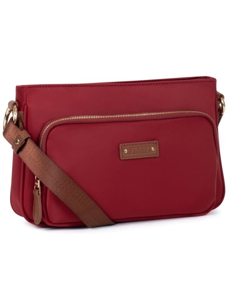 FIONA - Borsa a tracolla - Materiale idrorepellente Rosso pomodoro - Kiabi