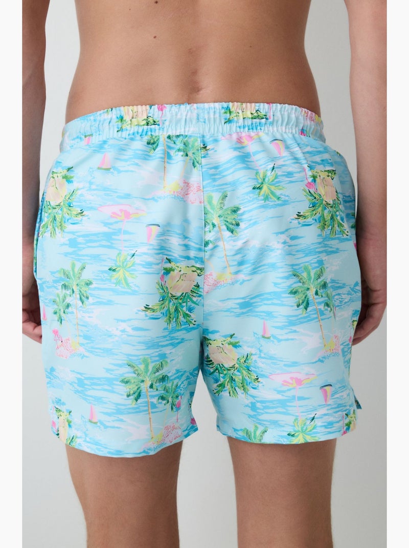 Flamingo boxer mare uomo penti Blu cielo - Kiabi