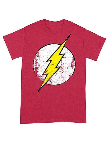 Flash Maglietta Logo Effetto Invecchiato Adulto Unisex