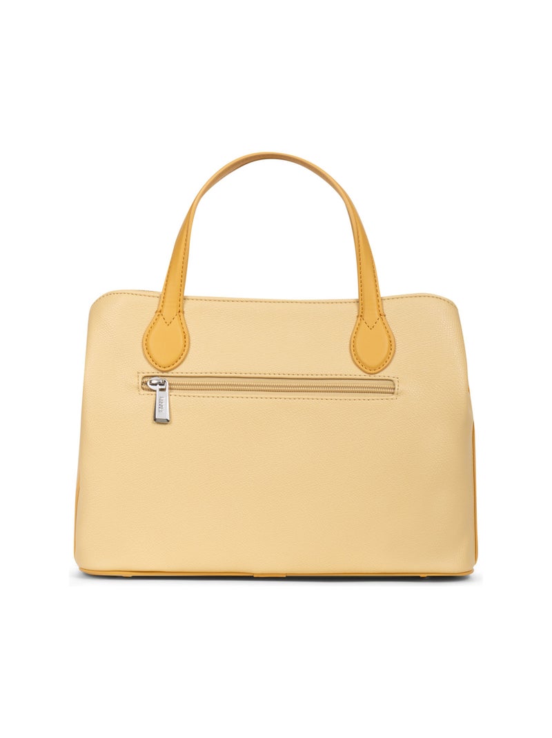 FLAVIA - Borsa a mano con 2 manici Giallo - Kiabi