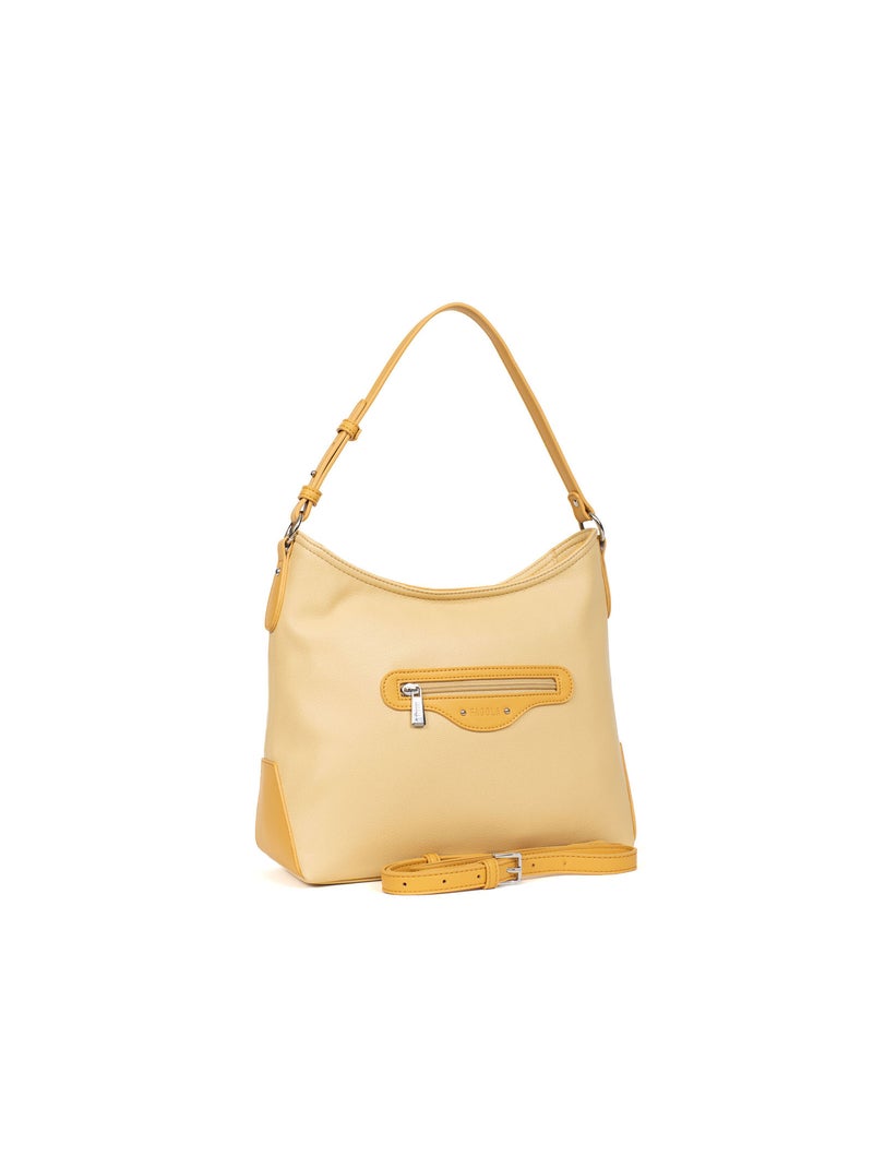 FLAVIA - Borsa a spalla con 1 manico Giallo - Kiabi