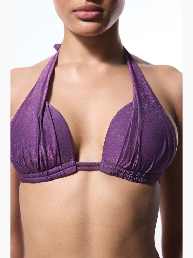 Flora cup top bikini push up penti Viola - Kiabi