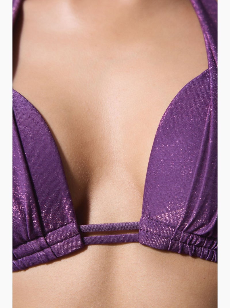 Flora cup top bikini push up penti Viola - Kiabi