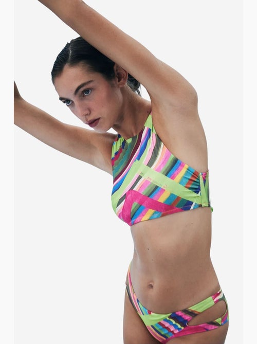 Flora slip bikini con dettaglio cut-out-collezione aysu türkoğlu penti - Kiabi