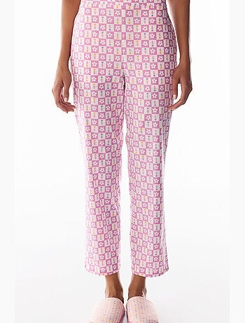 Flora stampato floreale pantalone del pigiama penti