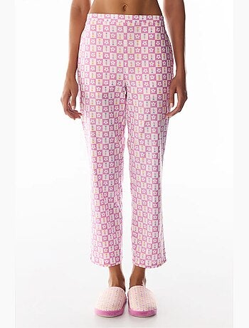 Flora stampato floreale pantalone del pigiama penti