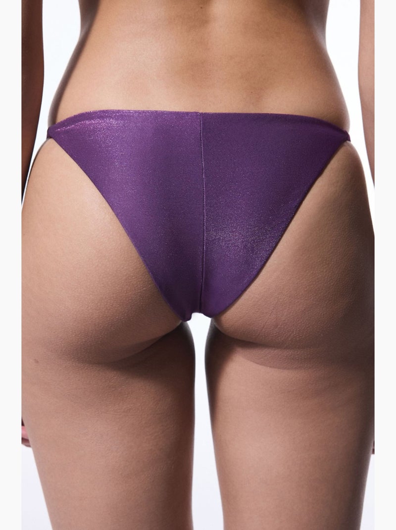 Flora super slip bikini brasiliano penti Viola - Kiabi