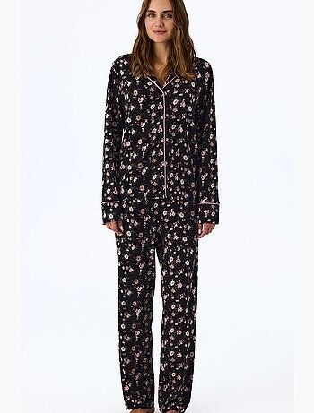 Floral dream pigiama con camicia e pantaloni a maniche lunghe penti