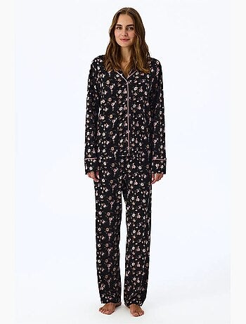 Floral dream pigiama con camicia e pantaloni a maniche lunghe penti