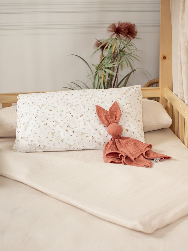 Fodera cuscino lungo garza cotone | sevira kids | sevira kids Beige - Kiabi