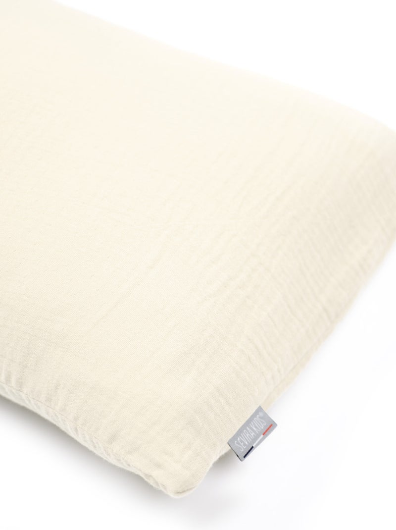 Fodera cuscino lungo garza cotone | sevira kids | sevira kids Ecru - Kiabi