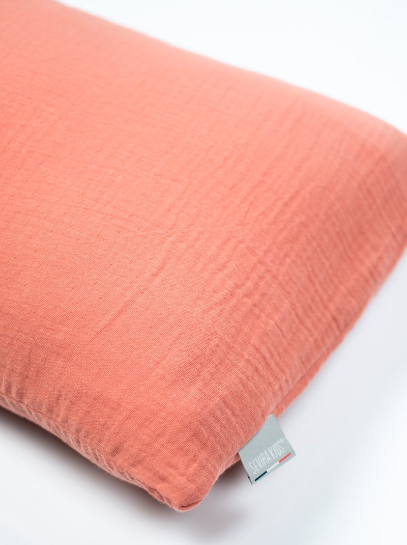 Fodera cuscino lungo garza cotone | sevira kids | sevira kids Marrone - Kiabi