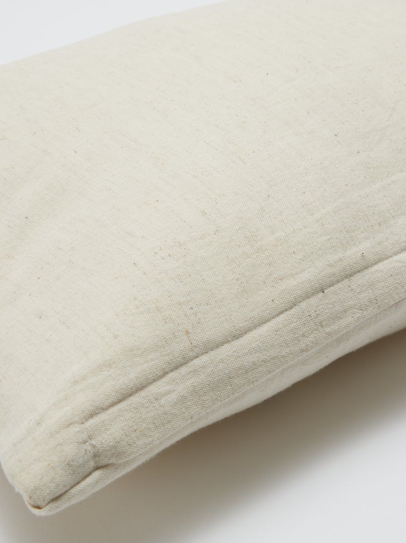 Fodera per cuscino (30x50 cm) in lino misto - Kiabi Home BEIGE - Kiabi