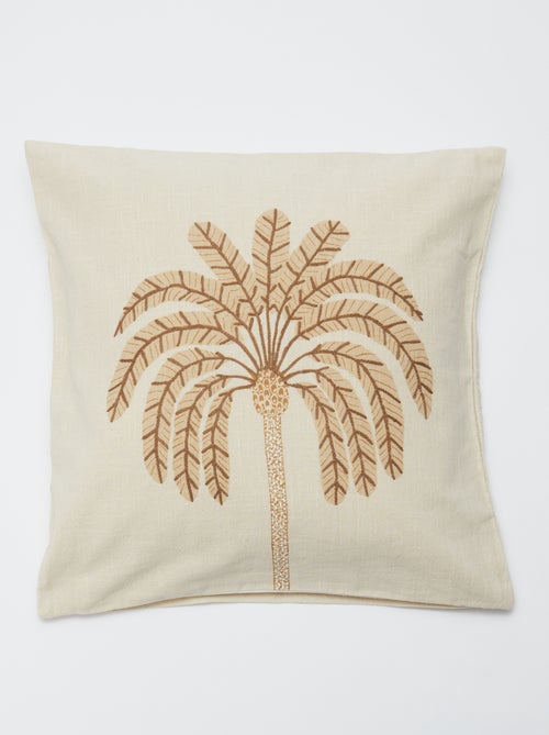 Fodera per cuscino (45x45 cm) effetto lino - Kiabi Home - Kiabi