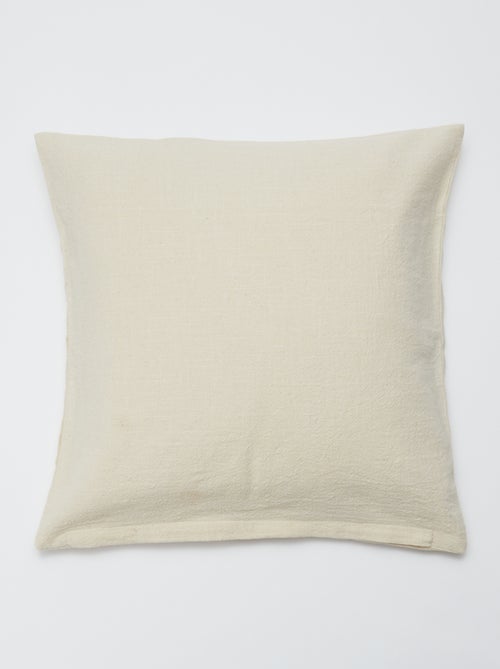 Fodera per cuscino (45x45 cm) effetto lino - Kiabi Home - Kiabi