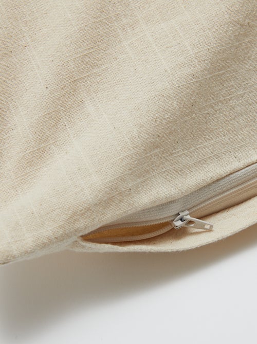 Fodera per cuscino (45x45 cm) effetto lino - Kiabi Home - Kiabi