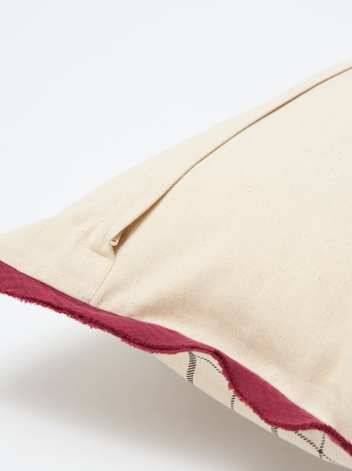 Fodera per cuscino a quadri - Kiabi Fodera per cuscino a quadri - Kiabi