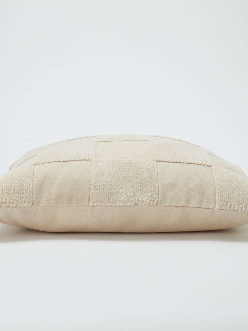 Fodera per cuscino 'a scacchi' - Kiabi Home BEIGE - Kiabi