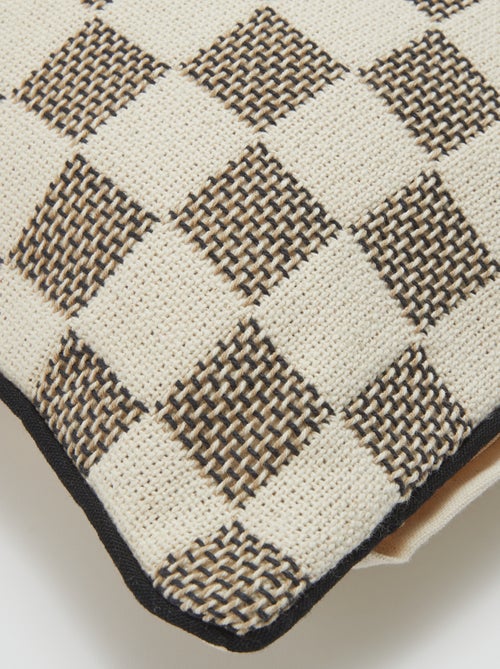 Fodera per cuscino a scacchi - Kiabi Home - Kiabi