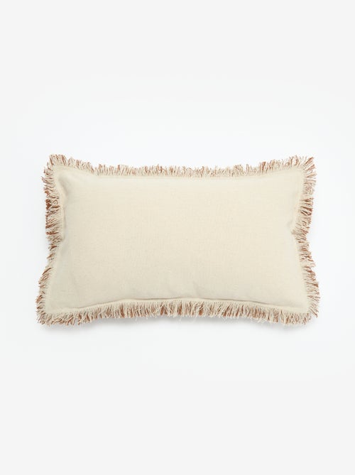 Fodera per cuscino con frange 30 x 50 cm - Kiabi