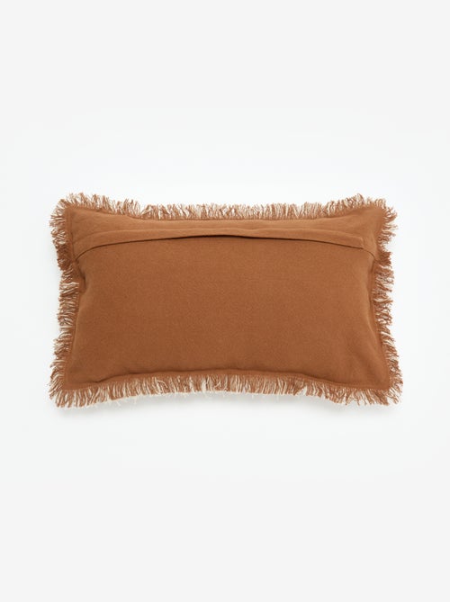 Fodera per cuscino con frange 30 x 50 cm - Kiabi