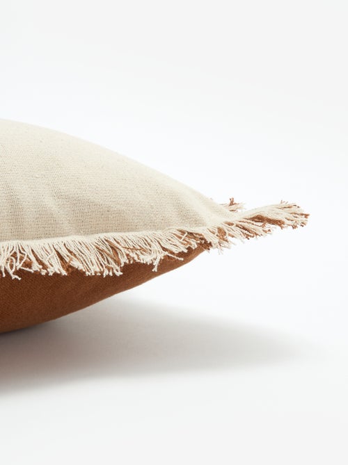 Fodera per cuscino con frange 30 x 50 cm - Kiabi