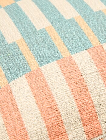 Fodera per cuscino con motivi geometrici