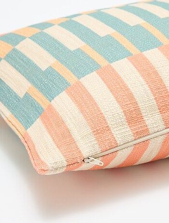 Fodera per cuscino con motivi geometrici