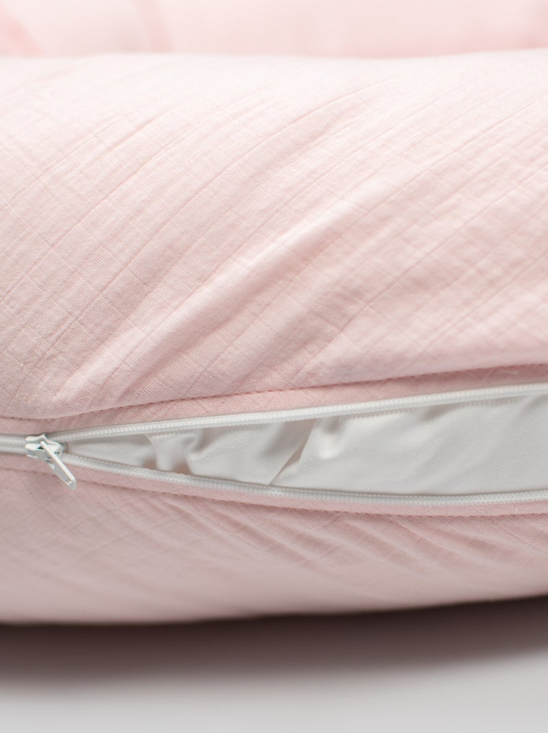Fodera per cuscino da maternità e allattamento in mussola di cotone | sevira kids | sevira kids Rosa - Kiabi