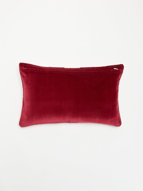 Fodera per cuscino doppio materiale - Kiabi